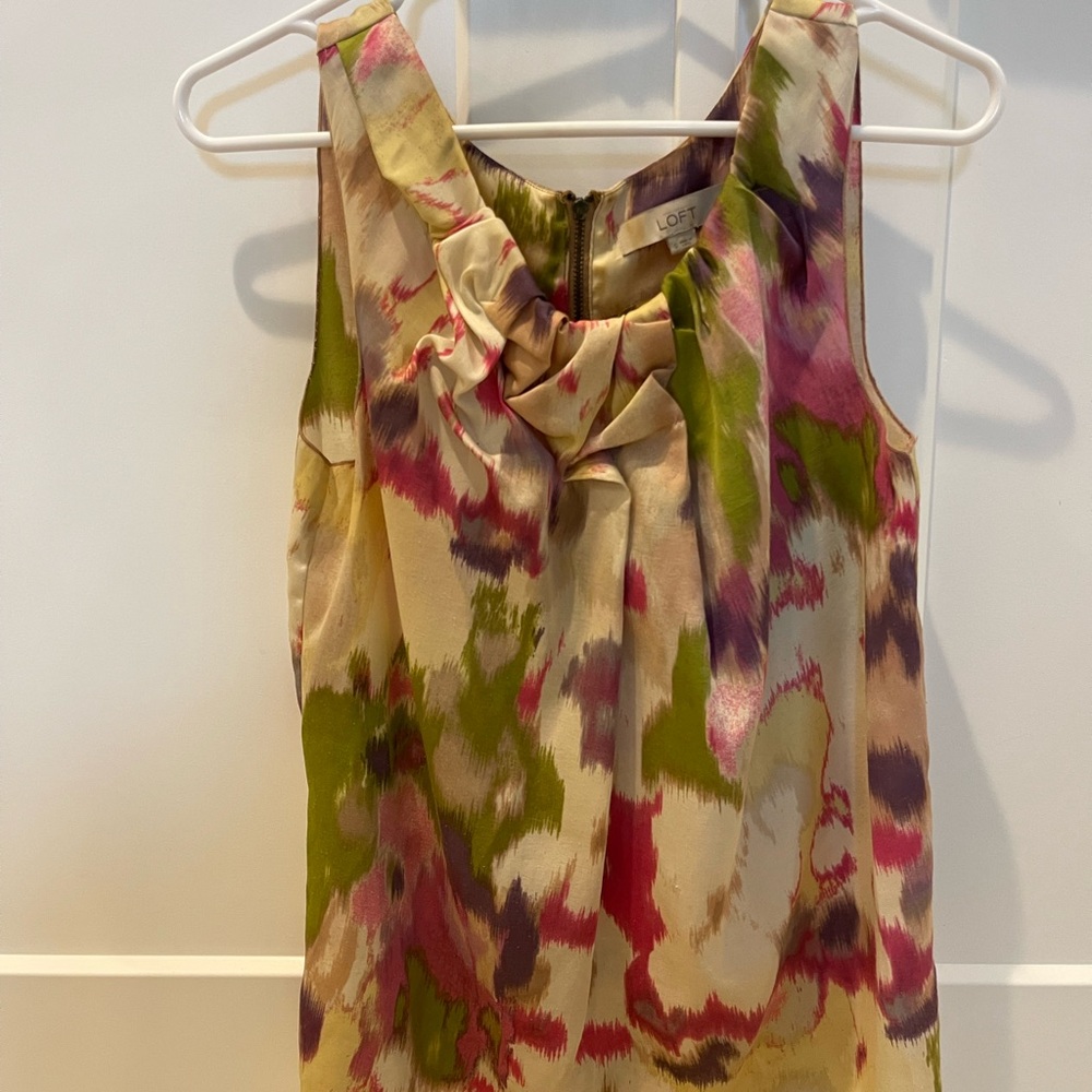 LOFT Multicolor Sleeveless Top